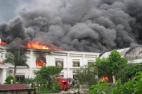 Hỏa hoạn ở công ty may Hà Phong Bắc Giang